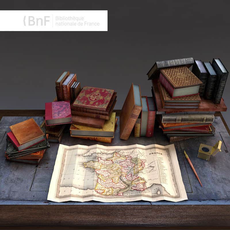Free 3D Model From Livres Anciens