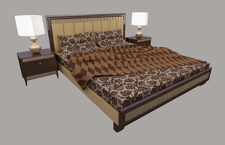Free 3D Models Bed Rom