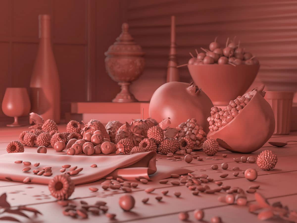 Free 3D Models Berries Pomegranate CGI From John Zaki