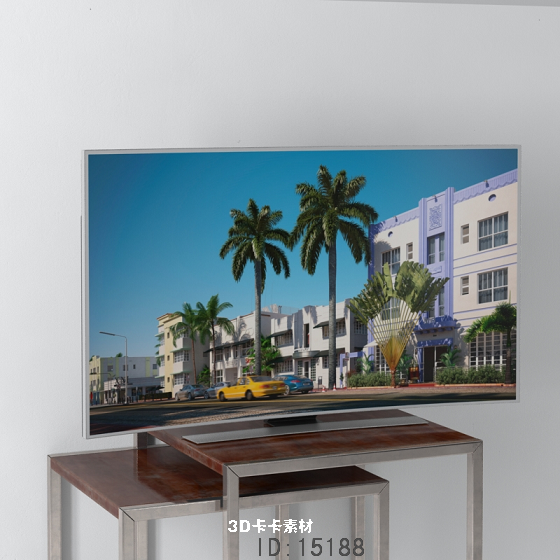 Free 3D Models Curved screen TV download