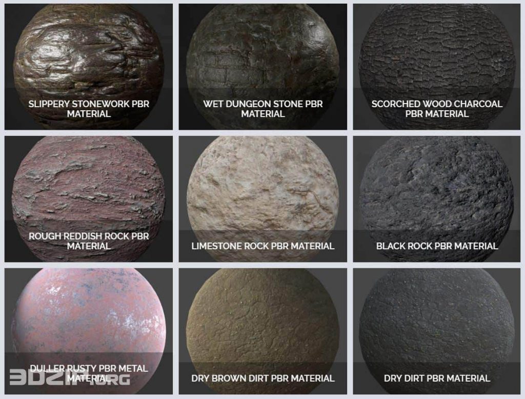 Free PBR Materials Is A Site From Which You Can Download More Than 70 PBR