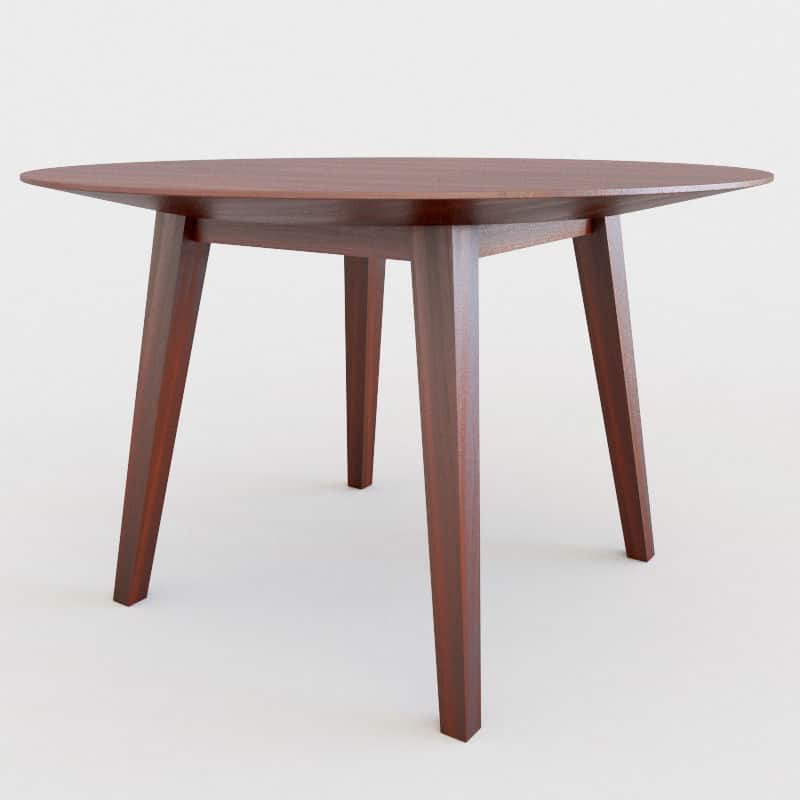 Free Model Risom Round Dining Table From 3dvisdis