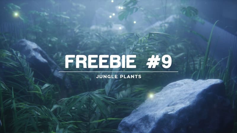 Free Model From Darstellungsart Freebie #9 – Jungle Plants
