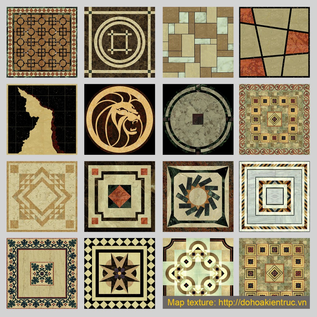 Free Download Brick Tiles Decorated Lobby