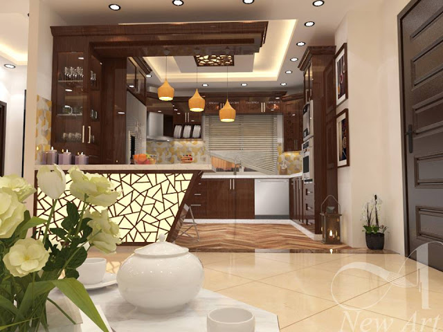 3D Interior Kitchen- Livingroom Scenes File Sketchup Free Download