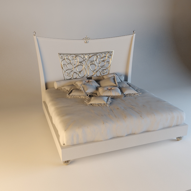 Free 3D Models Lanpas BLUE DIAMOND 2009E Bed