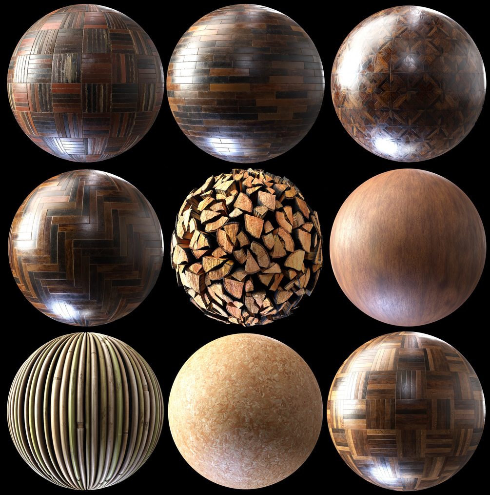 Material Pack Wood – 02 from Julio Sillet 3D Art