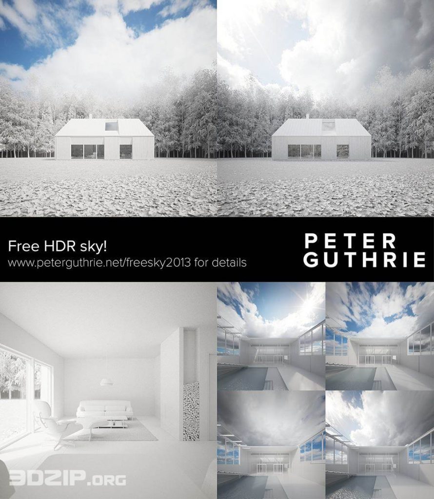 Peter Guthrie Has Shared Today This Free HDRI Sky High Quality