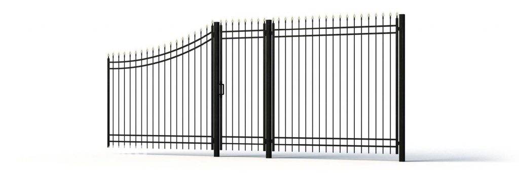 3D Metal Fence Model 5 Free Download