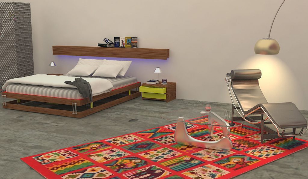 3D Interior Scenes File 3dsmax Model Bedroom 03